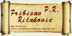 Pribisav Rilaković vizit kartica